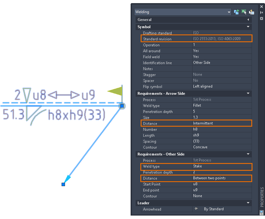 AutoCAD Mechanical 2021 unterstützt Standardrevisionen ISO 2553