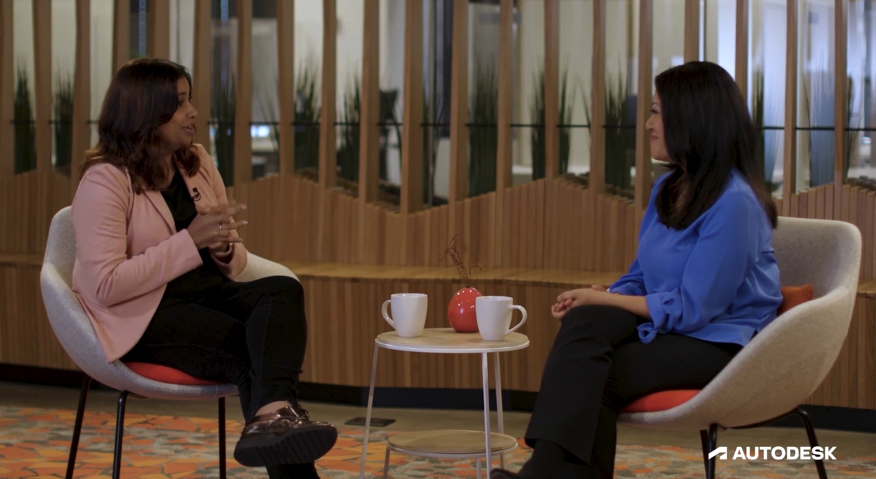 Raji Arasu and Charlene Li in conversation at AU 2021.