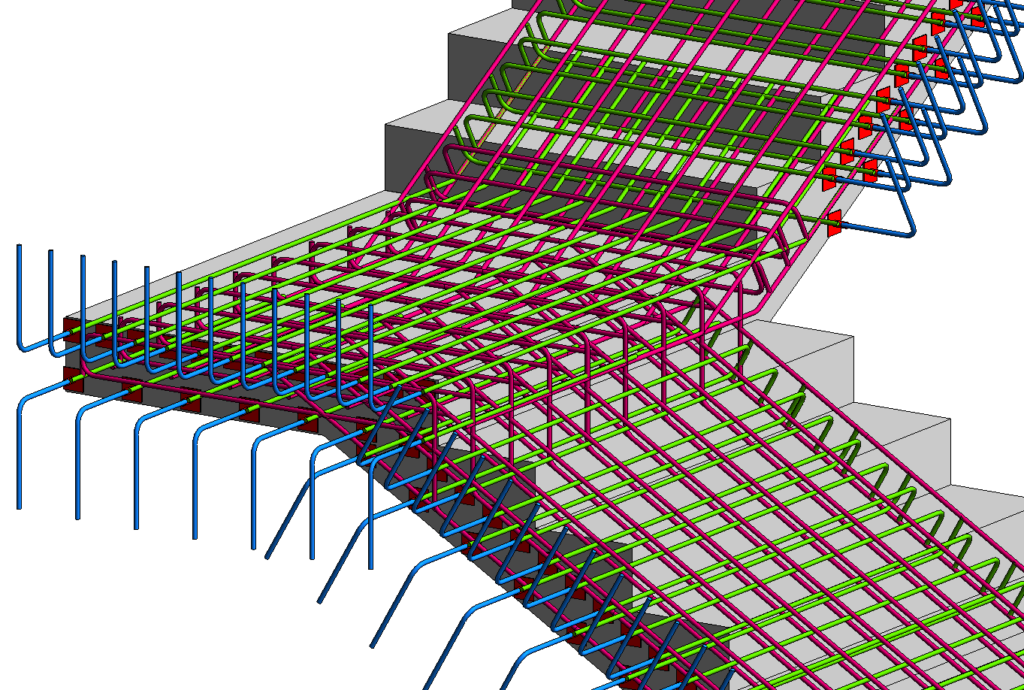 rebar detailing of stairs