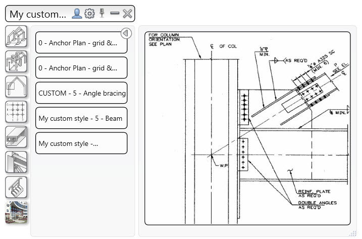 Advance Steel tips - getting access to customized templates