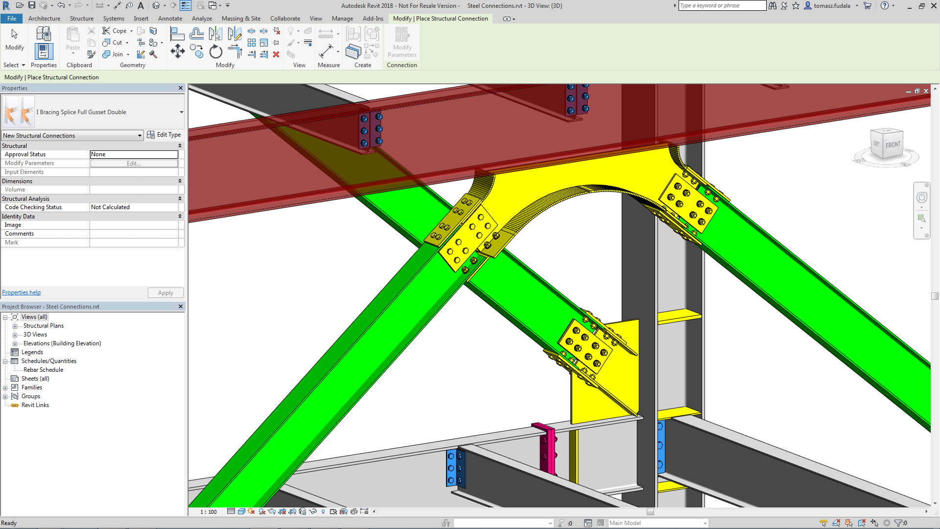 Steel Connections for Revit 2018 