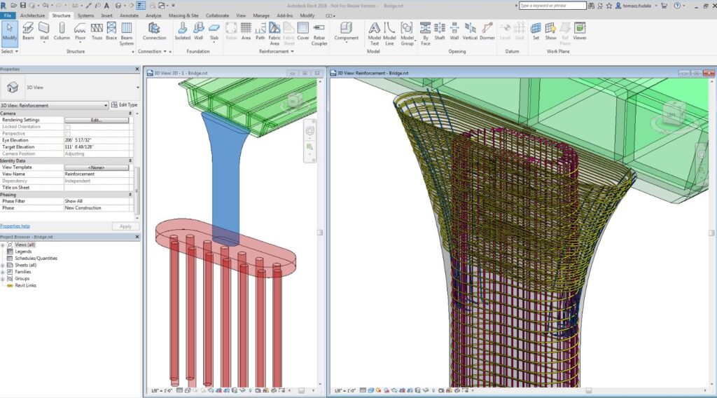 revit for structure rebar