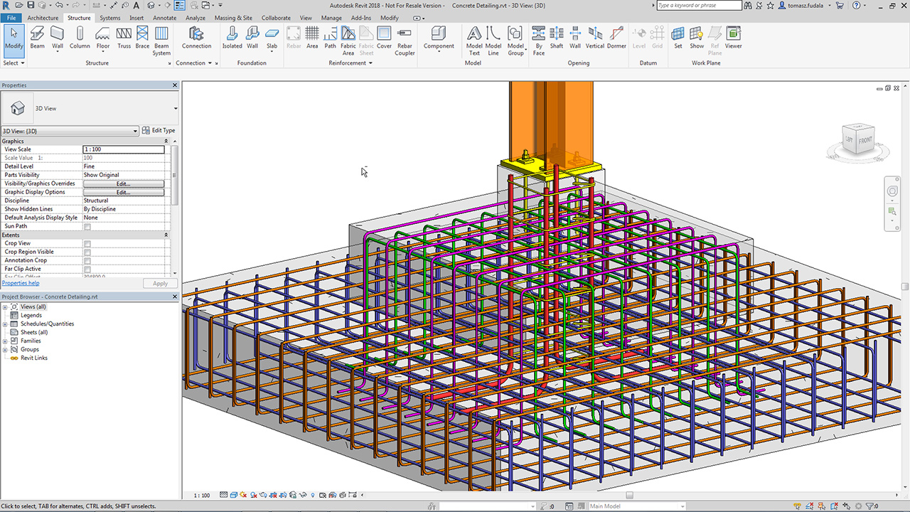 Concrete Detailing in Revit