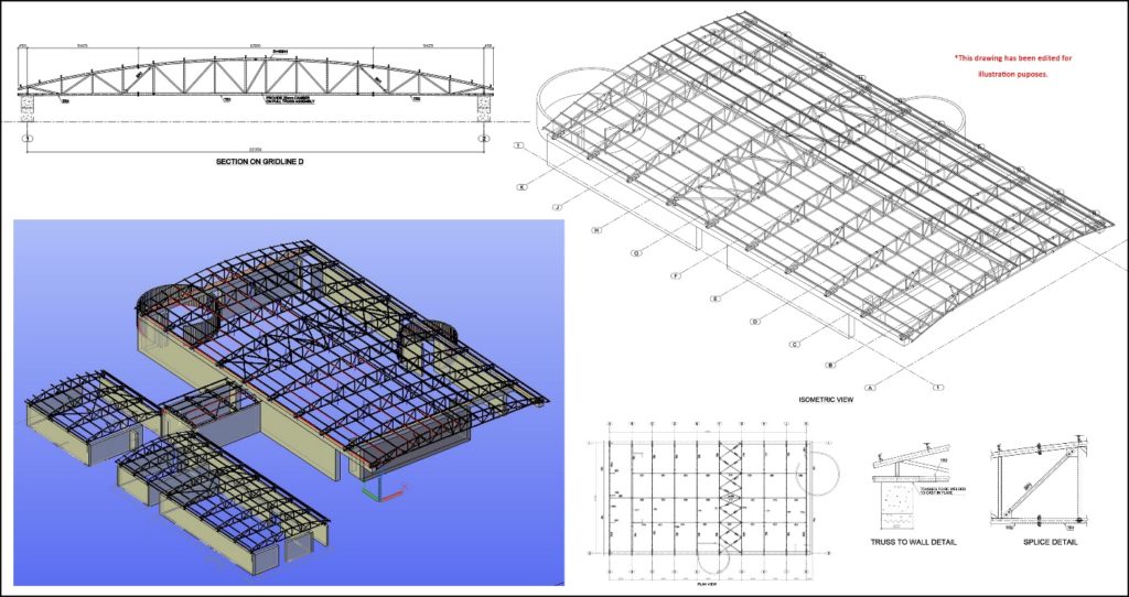 Curved Pipe Truss