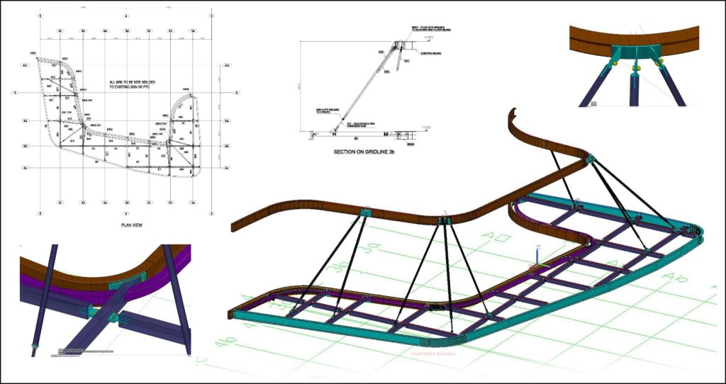 Curved canopy