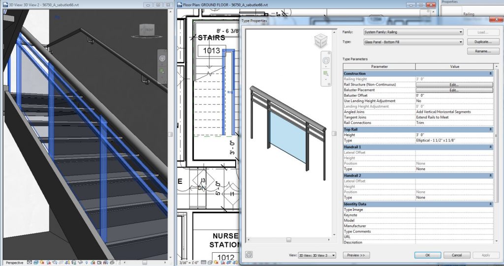 Railing Preview released with Revit 2016 R2