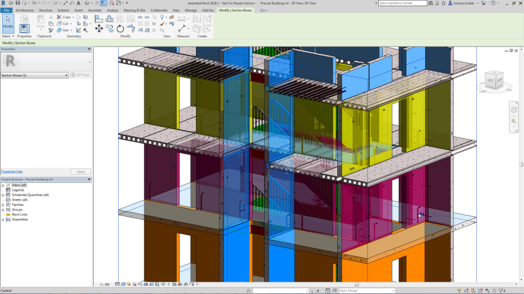 Improved section box controls in Revit 2018.2 update