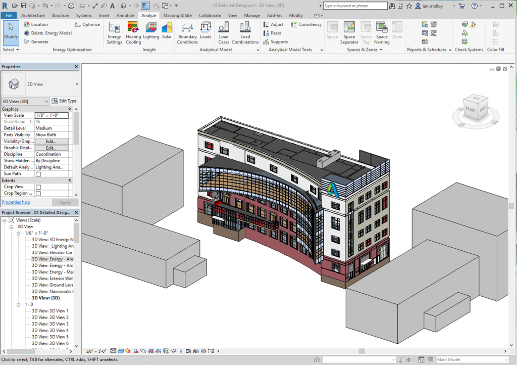 Building in Revit