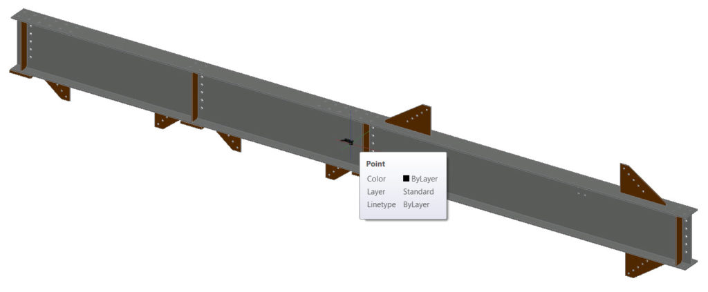 Center of gravity in Advance Steel