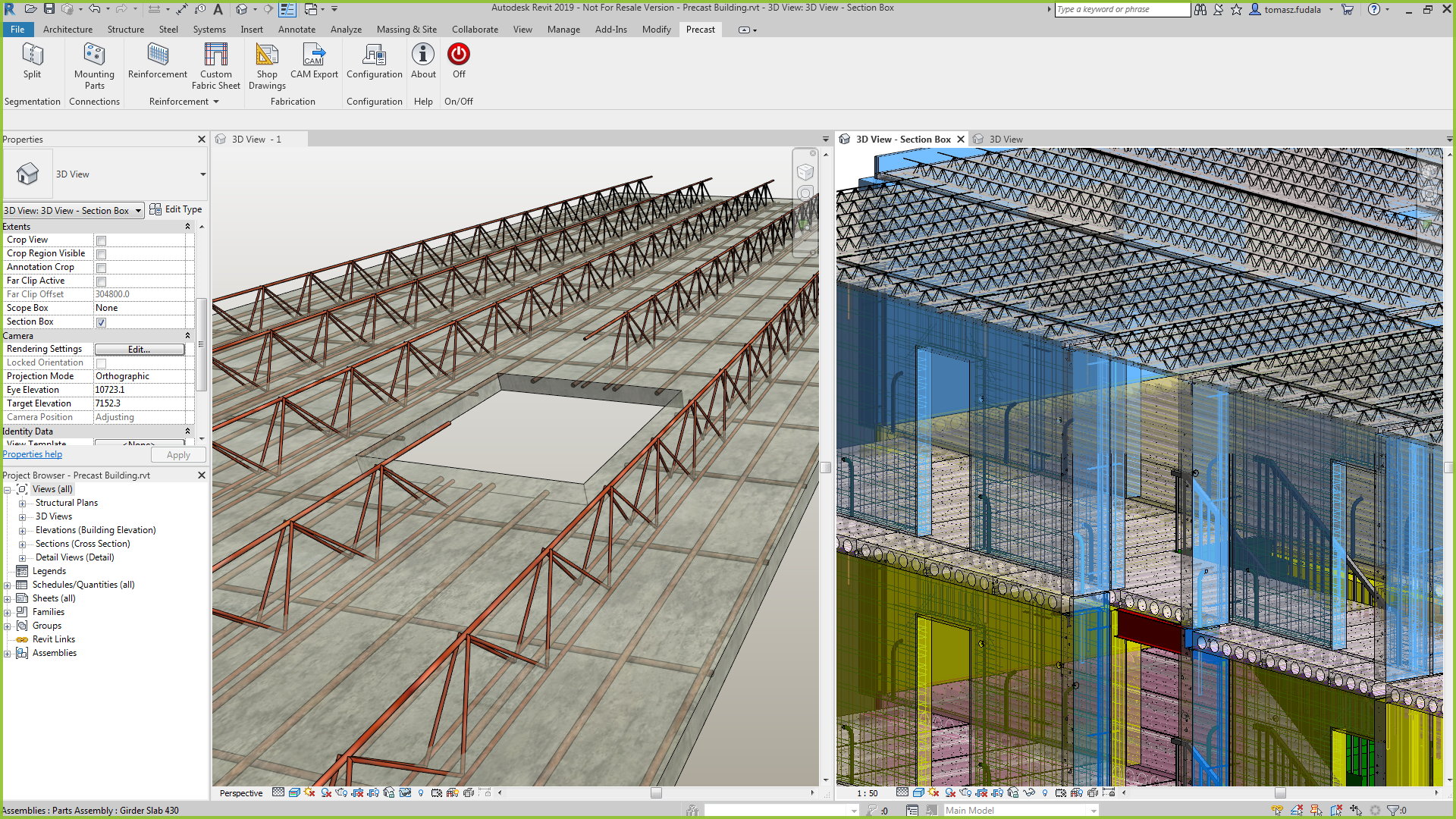 Precast extension for Revit 2019