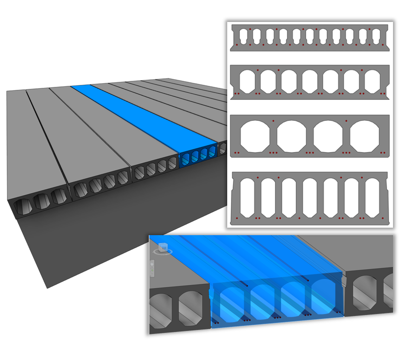 precast hollow core slab