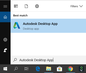 Open Autodesk Desktop App