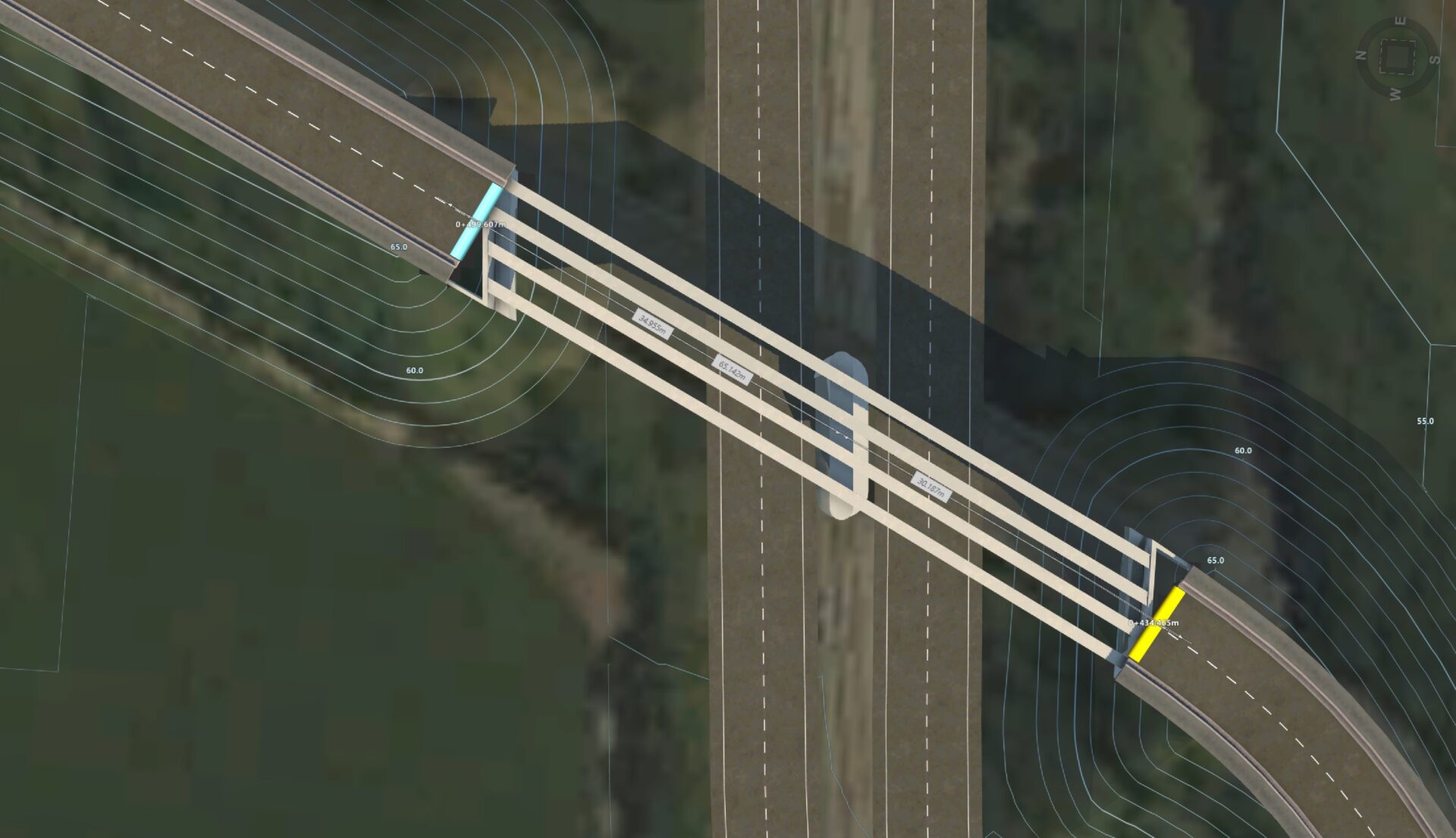 bridge design in InfraWorks 2024.1