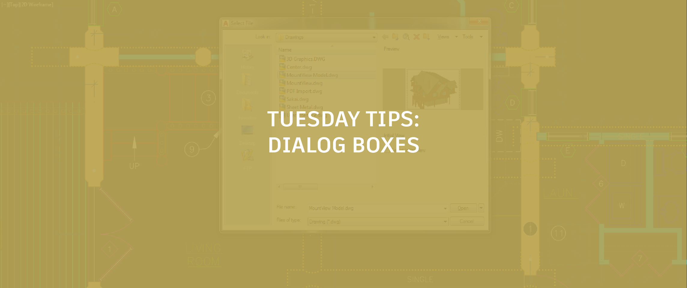 Tuesday Tips With Lynn: AutoCAD Dialog Boxes