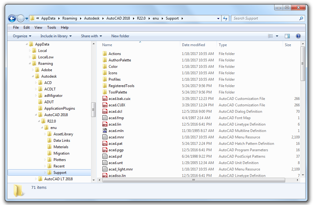 Как открыть аппдату. Автокад support. Файл APPDATA. Папка support в автокаде. Автокад ветка реестра.