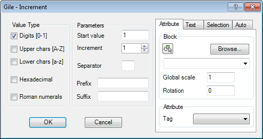 AutoCAD Increment App