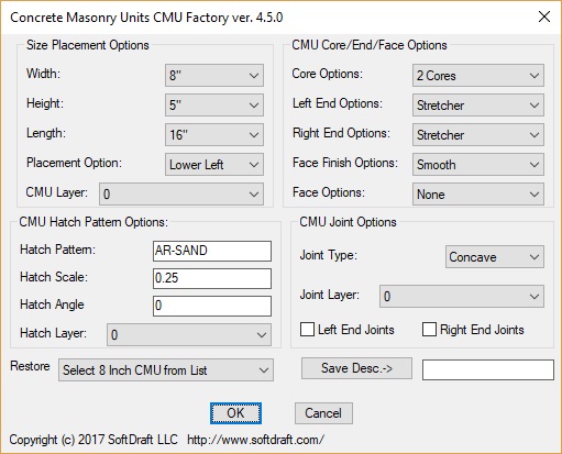 CMU Factory AutoCAD