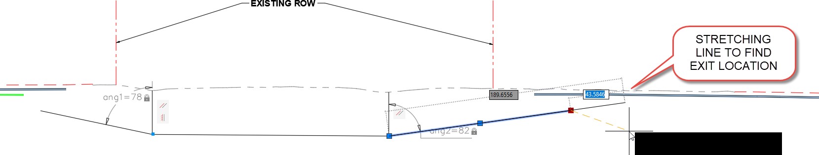 Constraints Stretching Line