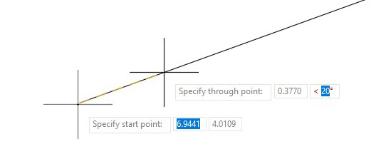 Construction Line in AutoCAD