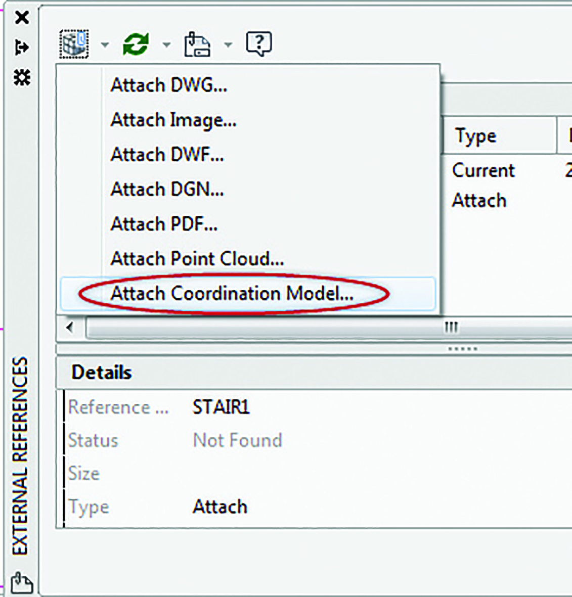 Attach Coordination Model