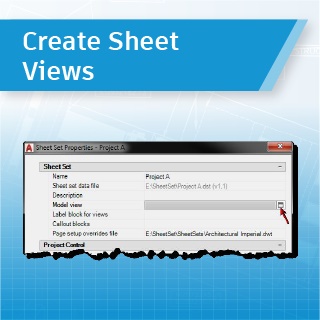 Create Sheet Views in AutoCAD