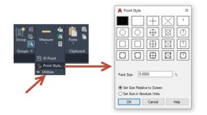 point style autocad