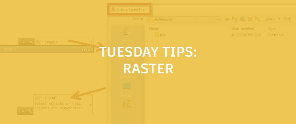 Raster in AutoCAD