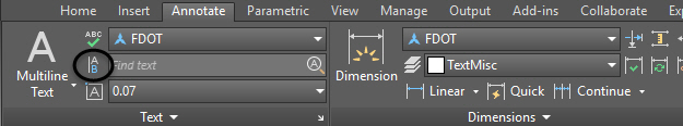 Text Align AutoCAD