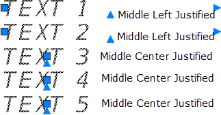 Text Align AutoCAD