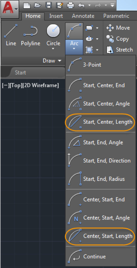 Arc Length Option