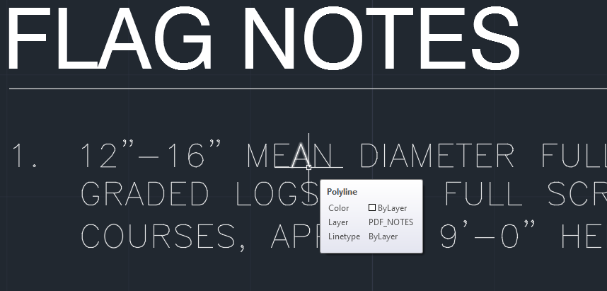 PDF SHX text geometry AutoCAD