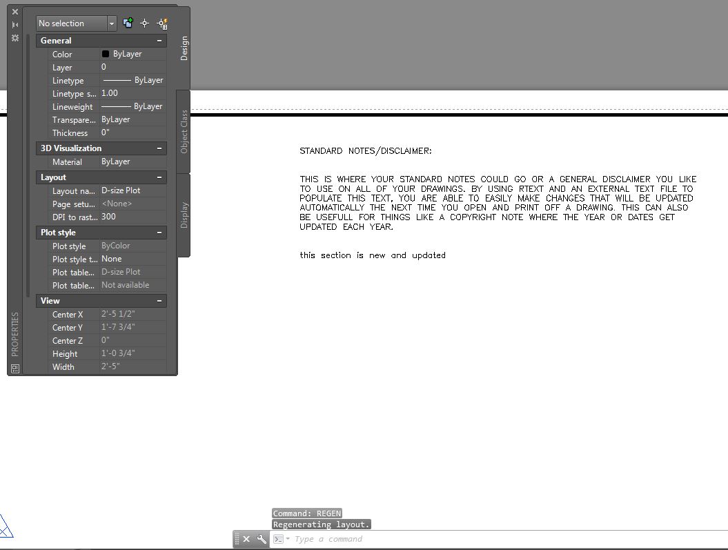 REGEN command AutoCAD