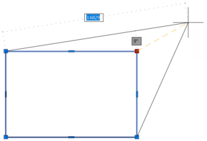 AutoCAD Rectangle With Constraints