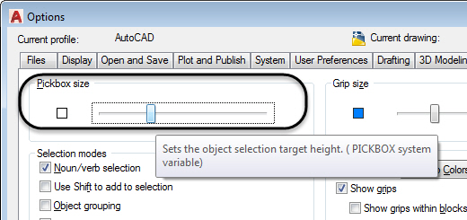 AutoCAD Selection Tips