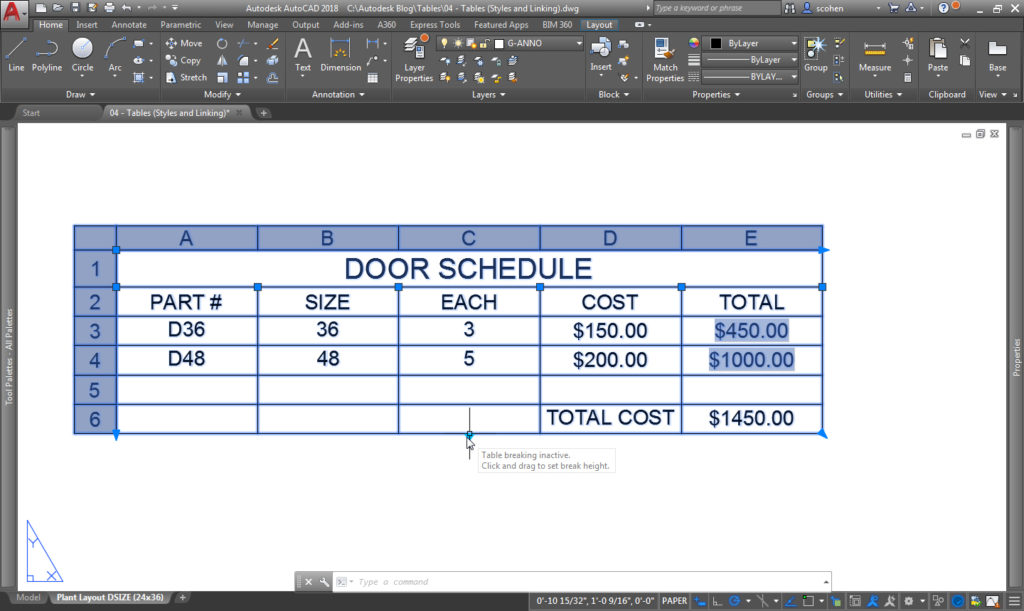 Tables Exploring the Features and Benefits of AutoCAD AutoCAD Blog Autodesk