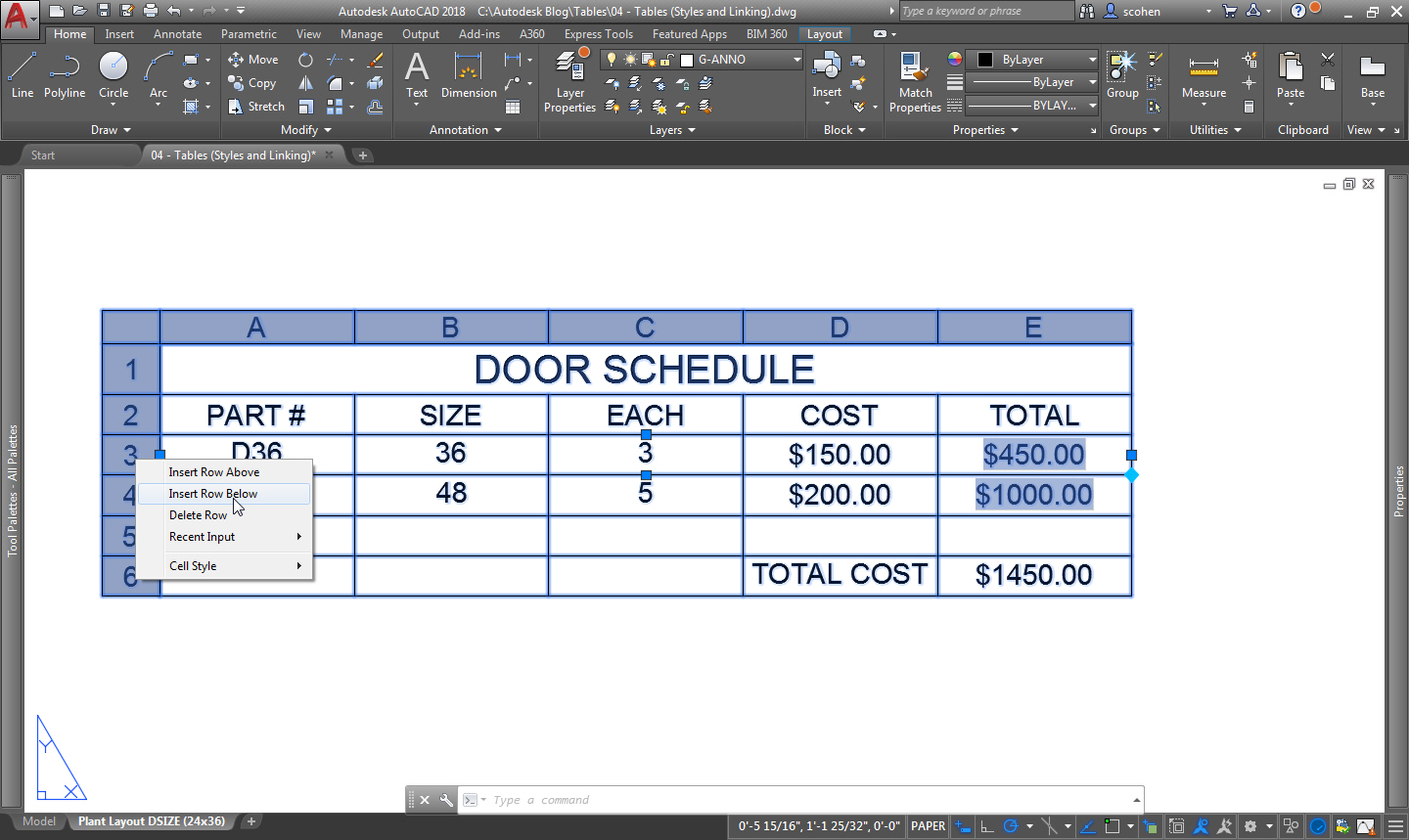 AutoCAD Tables: Exploring the Features and Benefits of AutoCAD