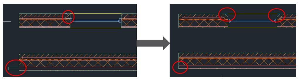 Wall Endcap Architecture Toolset AutoCAD