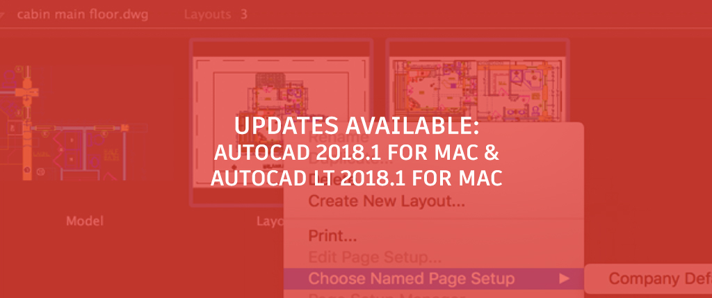 AutoCAD 2018.1 for Mac Update