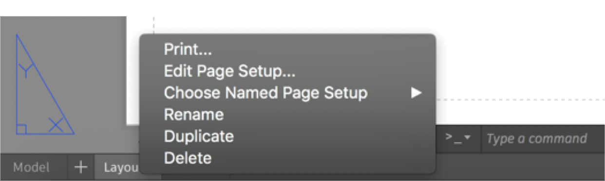 AutoCAD 2018.1 for Mac Update: Page Setup