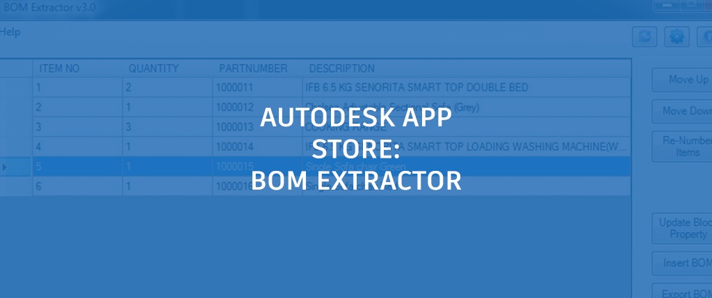 AutoCAD and BOM