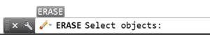 AutoCAD 2017 Erase command, Select Objects prompt. What's New in AutoCAD 2017? Delete Message Key