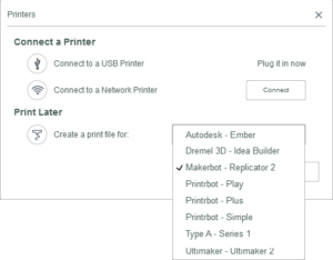 AutoCAD 2017 - Selecting a printer in Print Studio.