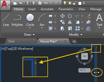 how to change view in model space autocad