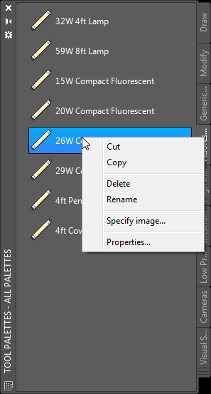 AutoCAD tool palette delete or rename. AutoCAD Tuesday Tips.