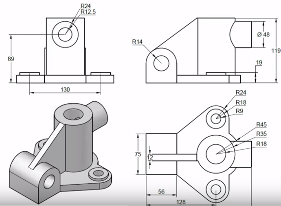 456x506 AutoCAD Exercises for Beginners AutoCAD Exercises Download Autocad drawi