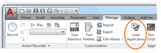 Loading Custom AutoCAD Programs