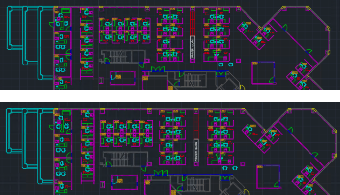 AutoCAD DWG Compare: Before AutoCAD 2019