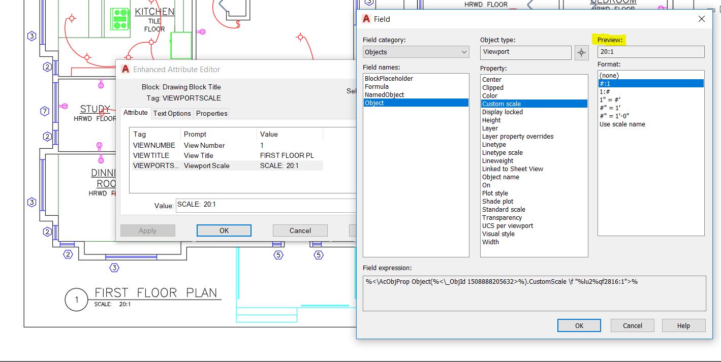 Attribute editor AutoCAD