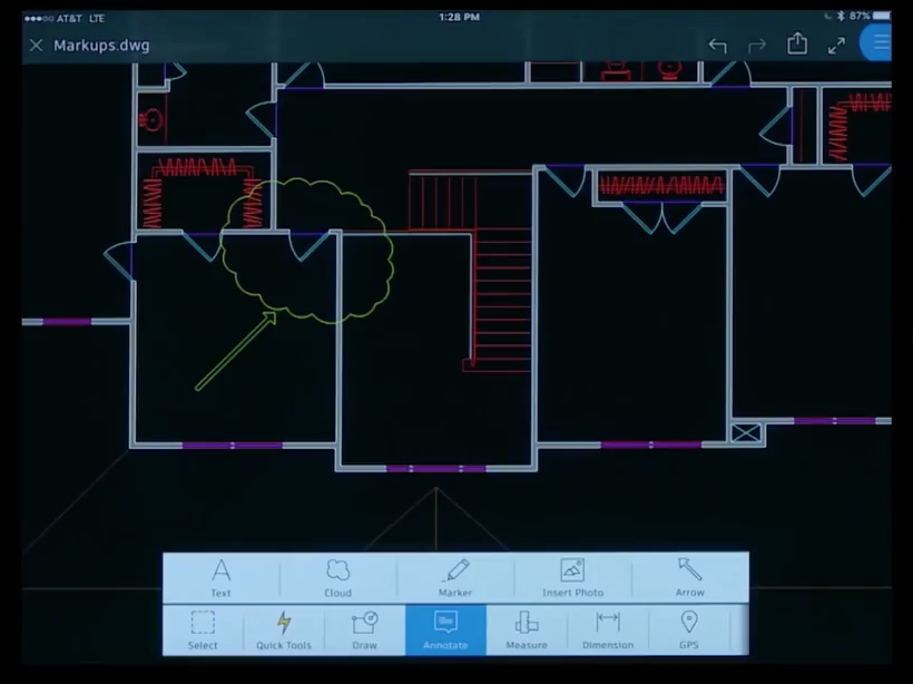 How To: Annotate in AutoCAD Mobile