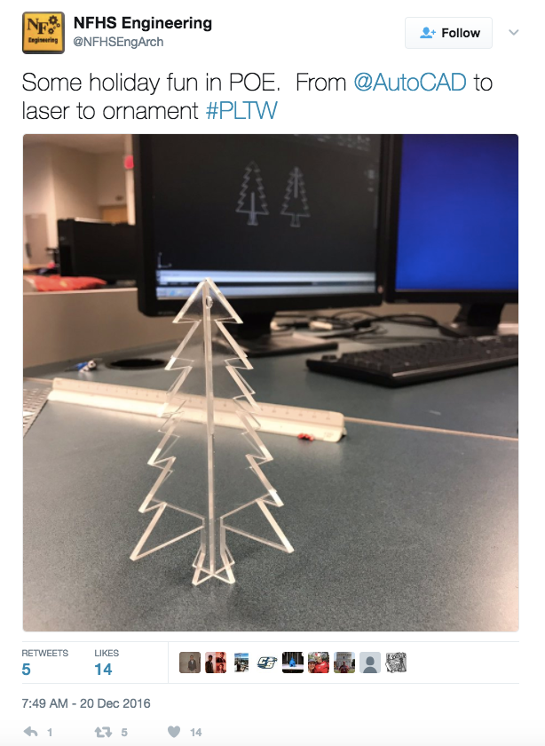 Surprising Things Designed in AutoCAD: Plastic Tree Ornament